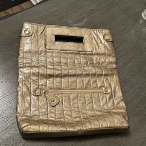 Aleya New York gold purse